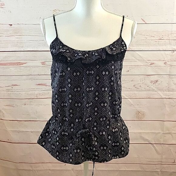 XXI Boutique, Peplum Spaghetti Strap Tank w/ Tie Waist- Size Medium - Picture 3 of 8